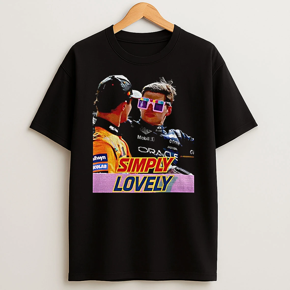 Max Verstappen Pink Sunglasses Las Vegas Gp 2025 Simply Lovely T Shirt