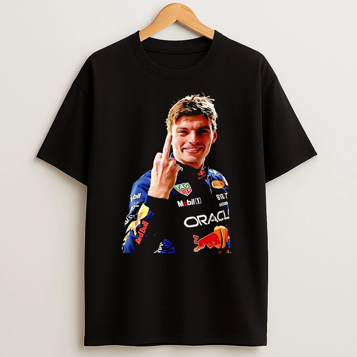 Max Verstappen Middle Finger T Shirt