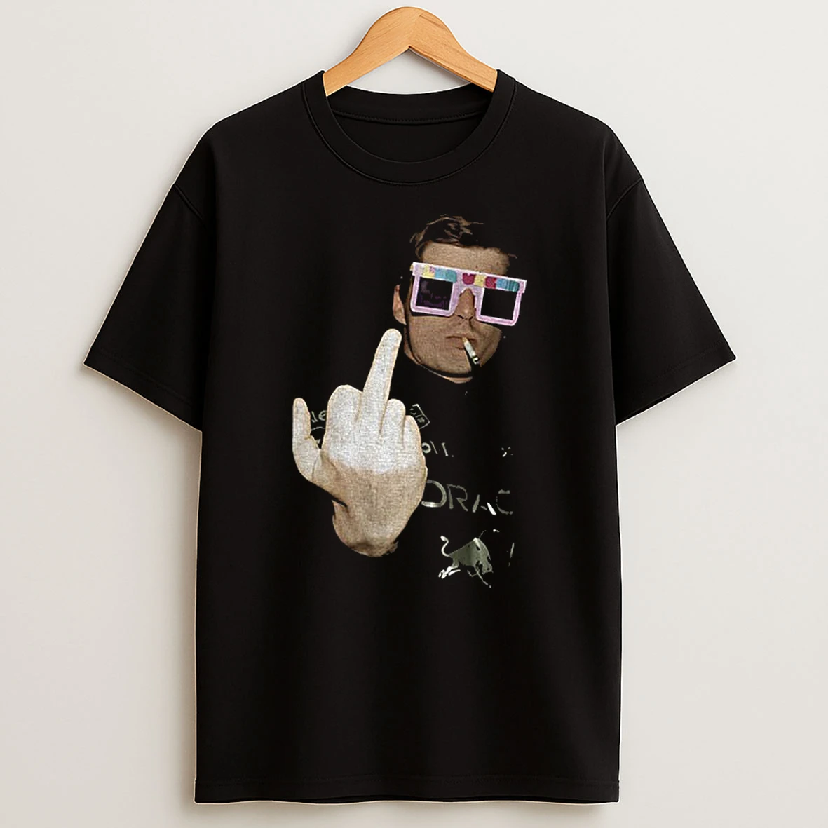 Max Verstappen Smoking Middle Finger Formula One Las Vegas Gp 2025 T Shirt