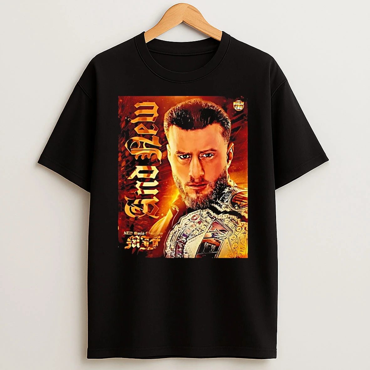 Maxwell Jacob Friedman Aew World Champion 2025 T Shirt