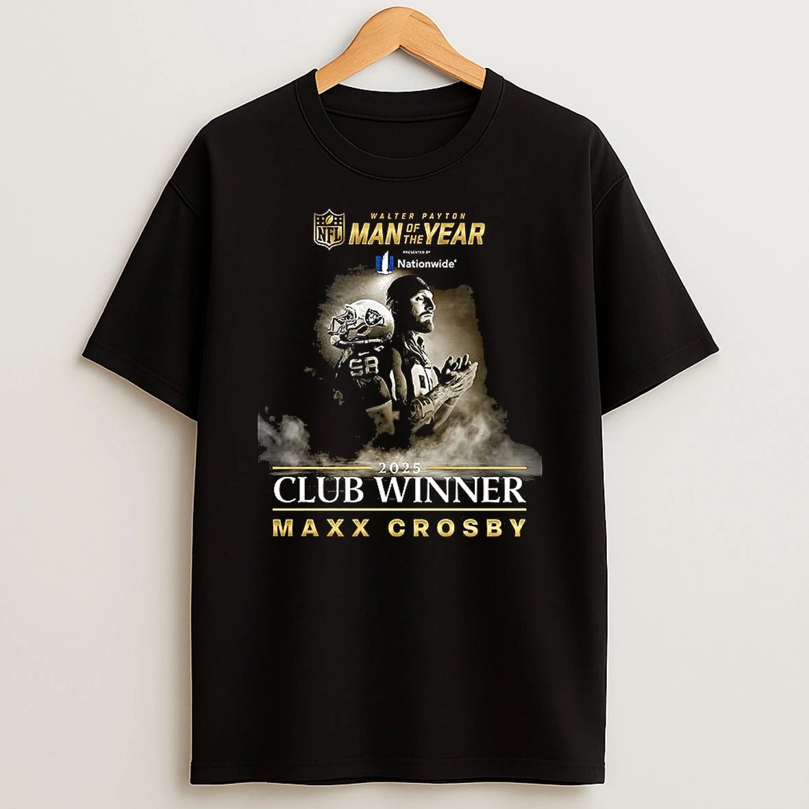 Maxx Crosby 2025 Club Winner T Shirt