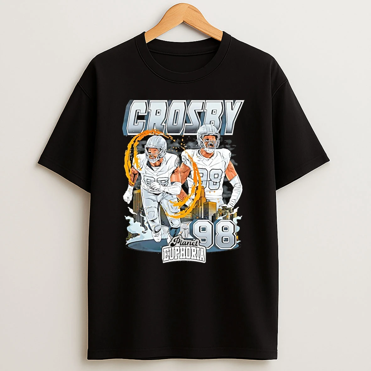 Maxx Crosby Las Vegas Raiders Hand Drawn Artwork T Shirt