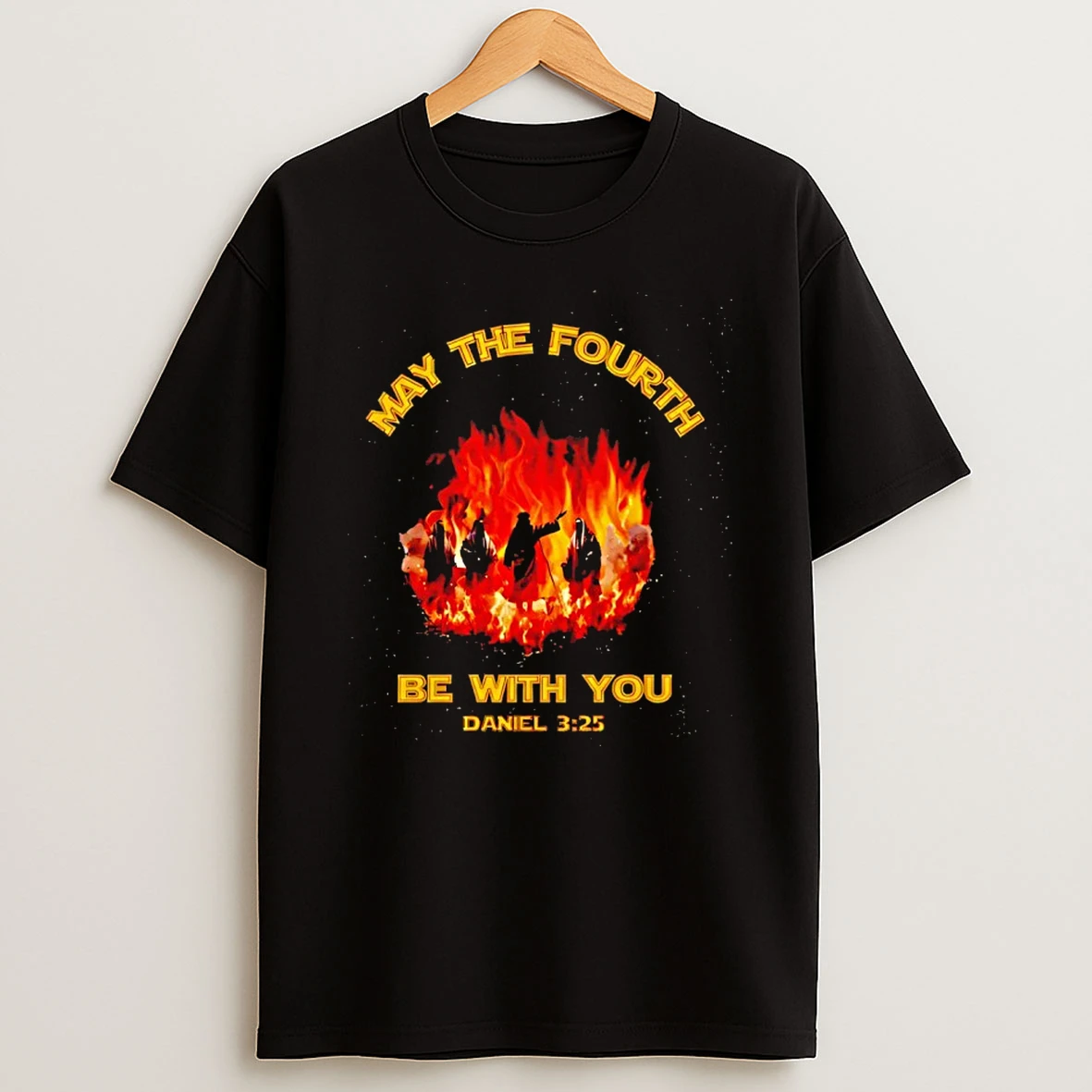 May The Fourth Be With You Fire T Shirt