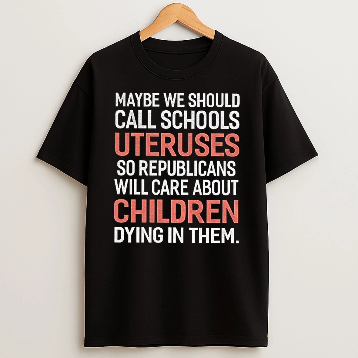 Maybe We Should Call Schools Uteruses So Republicans Will Care About Chidren T Shirt
