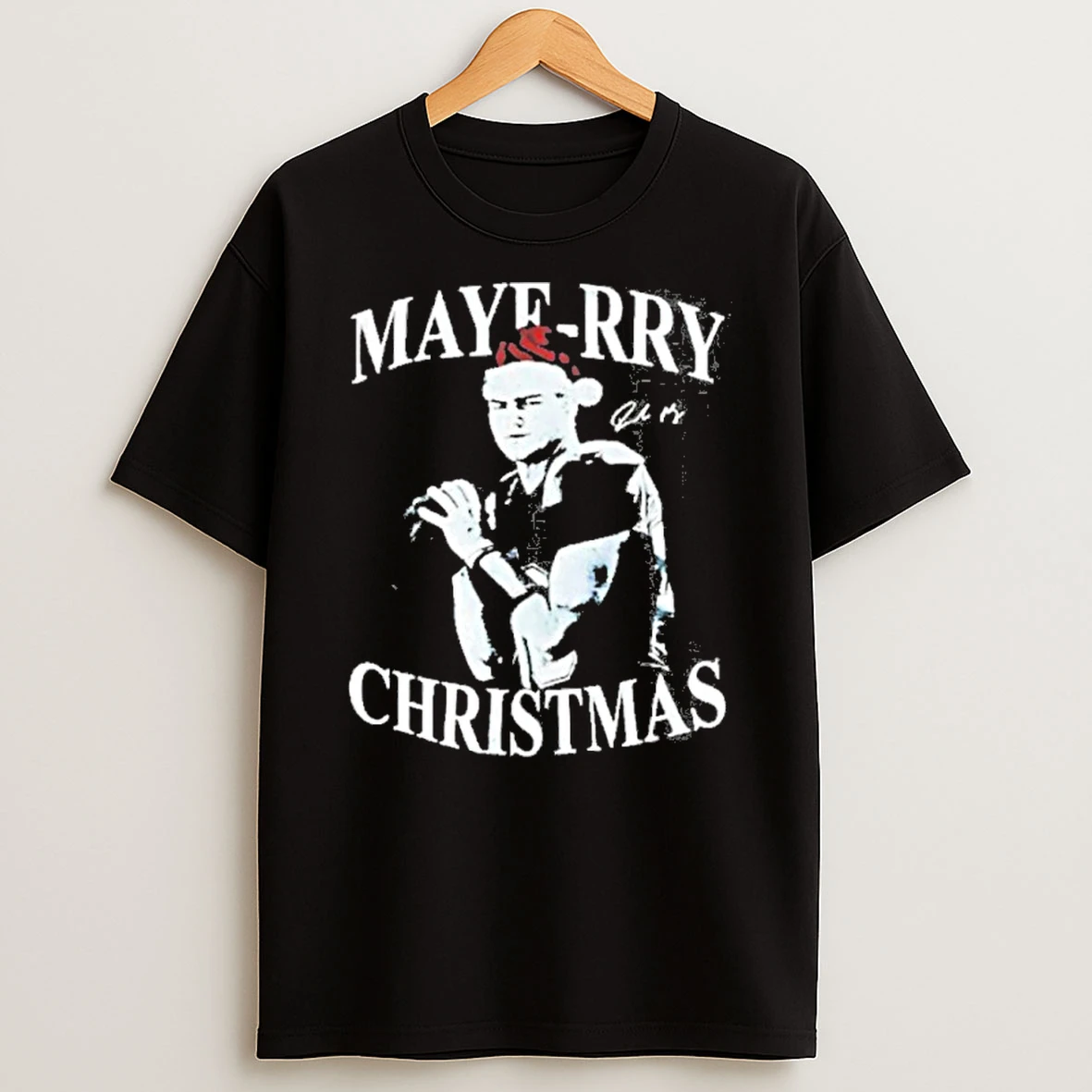 Maye Rry Christmas Drake Maye New England Patriots Signature T Shirt