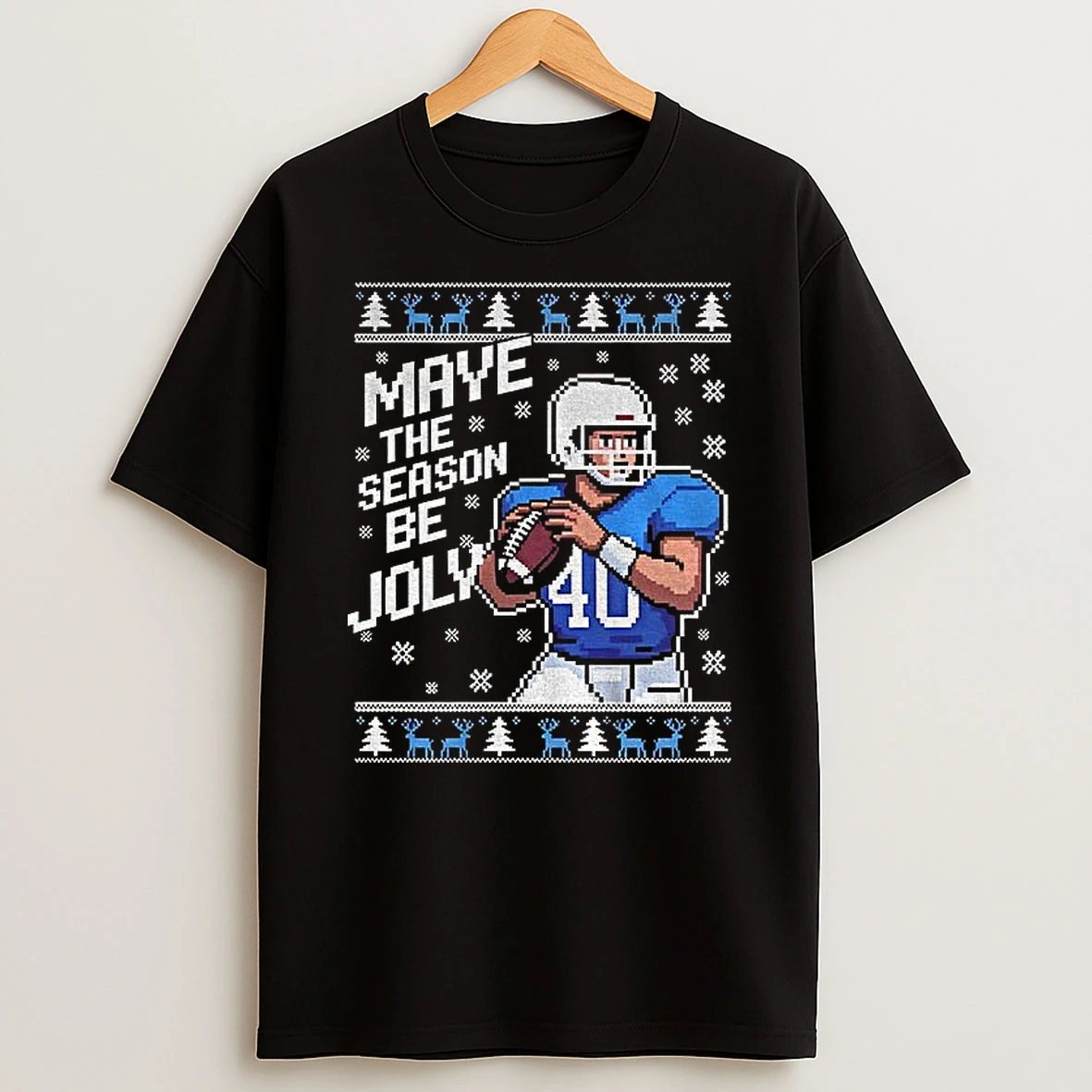 Maye The Season Be Jolly Drake Maye New England Patriots Nfl Christmas T Shirt
