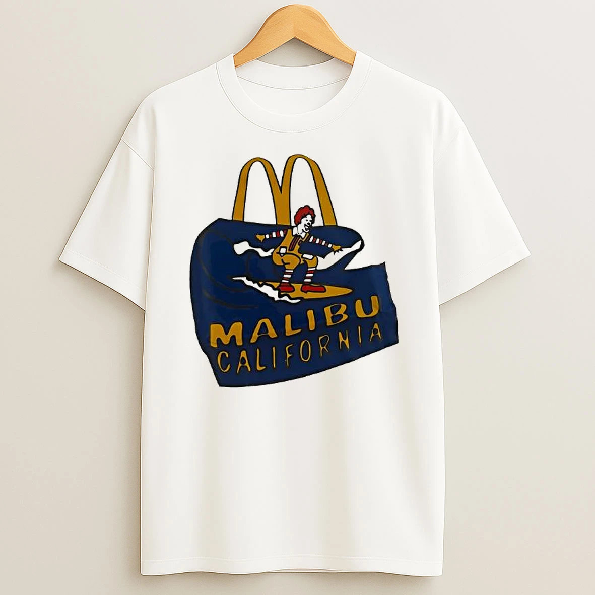 Mcdonalds Malibu California Graphic T Shirt