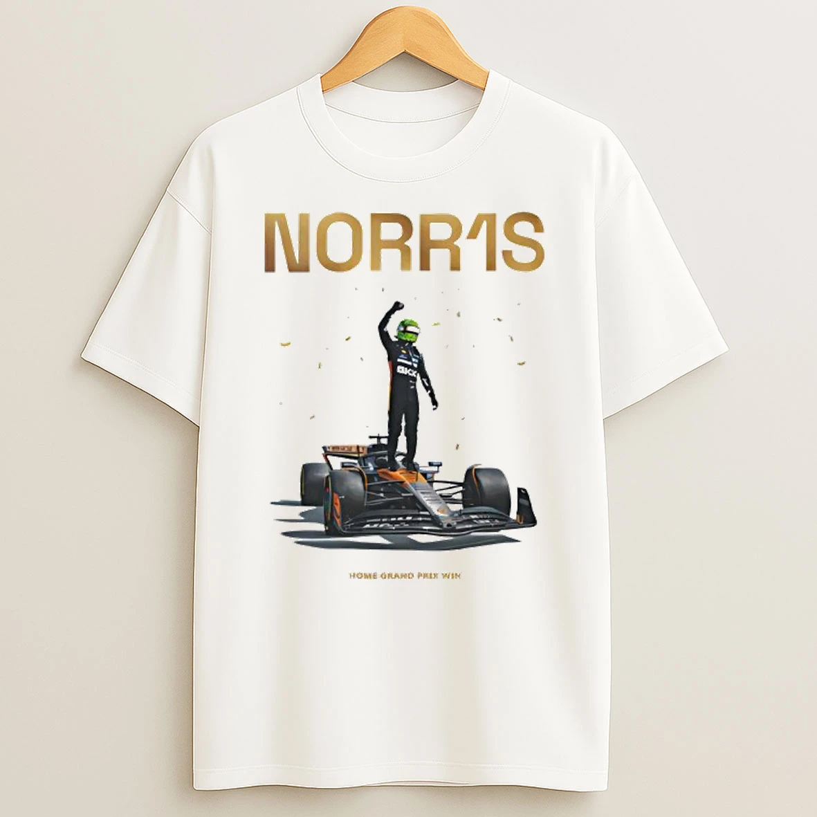Mclaren Lando Norris First Home Grand Prix Win Silverstone 2025 T Shirt
