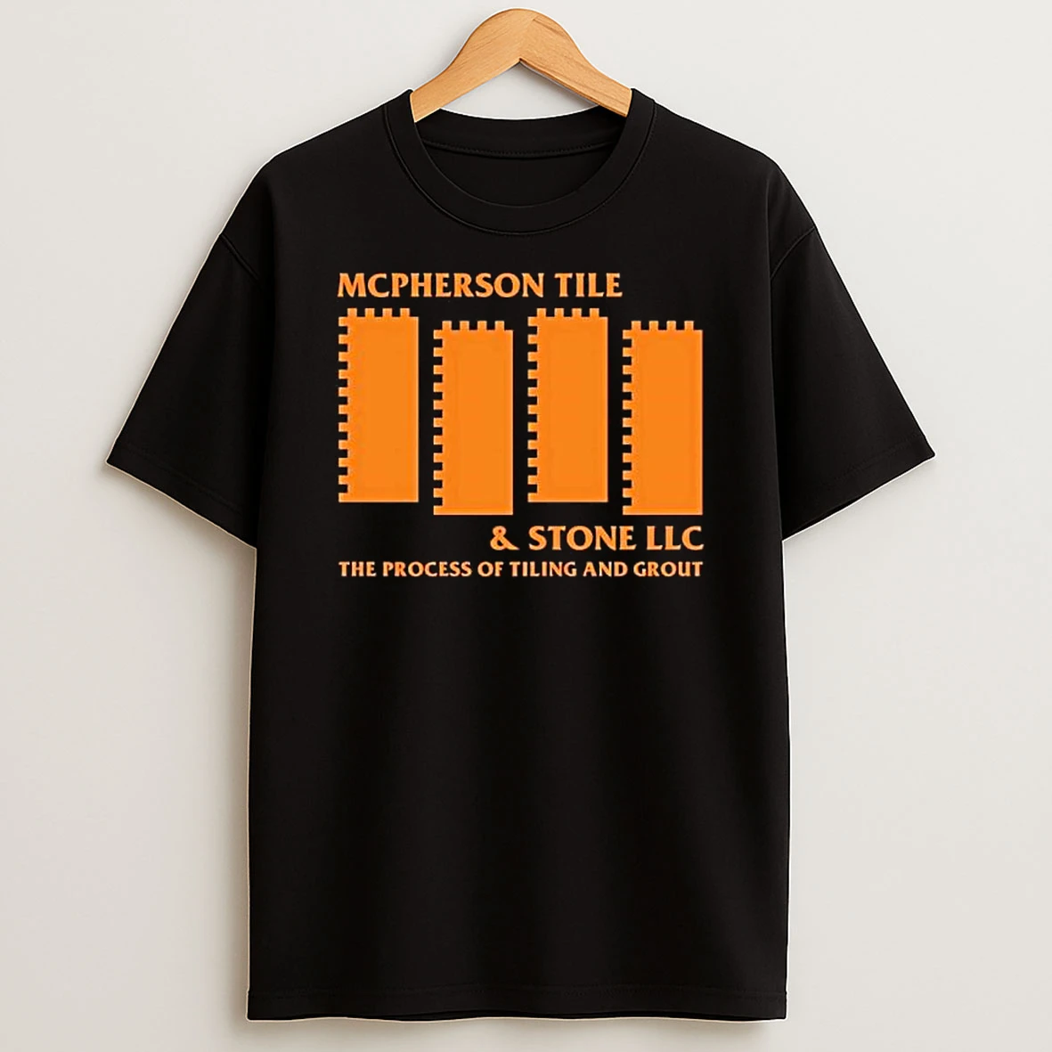Mcpherson Tile Stone Llc The Process Of Tiling And Grout T Shirt