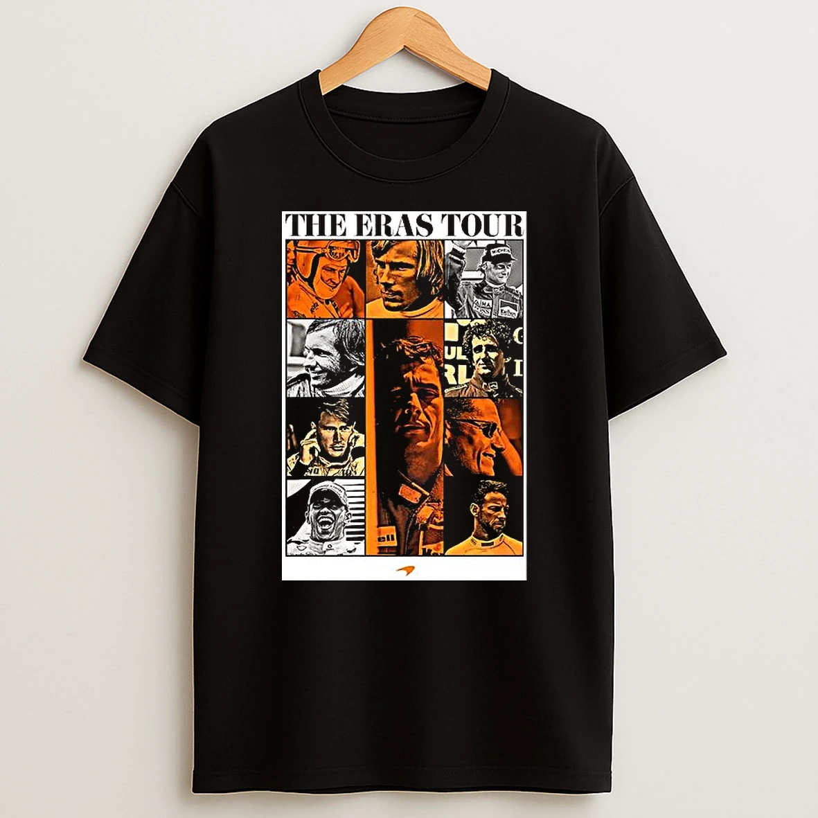 Mclaren Racing F1 The Eras Tour 2025 Driver Retro T Shirt