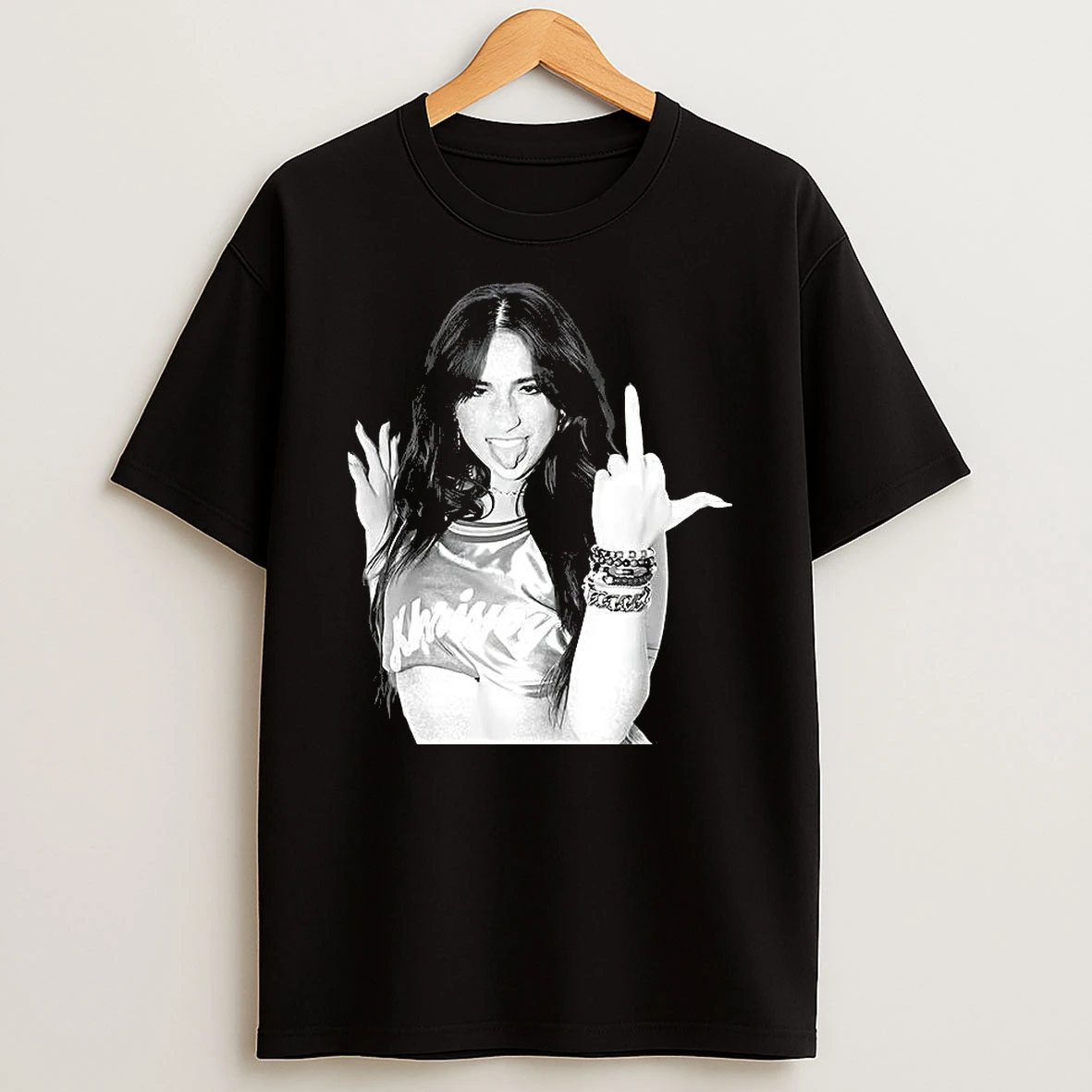 Mcrae Stick Out Your Tongue And Middle Finger Meme Music Lover T Shirt