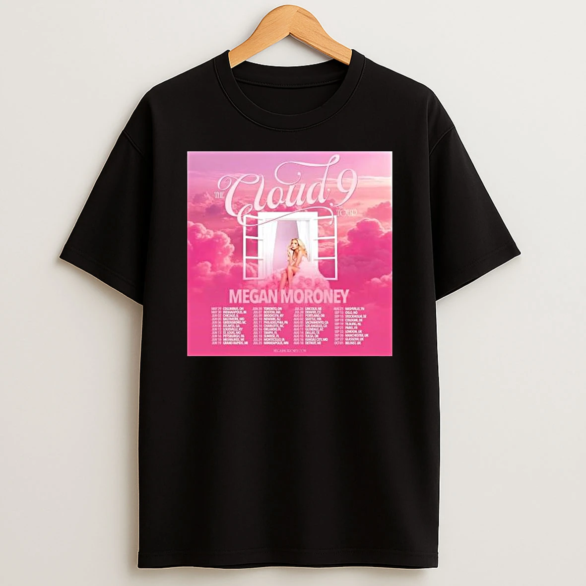 Megan Moroney The Cloud 9 Tour T Shirt