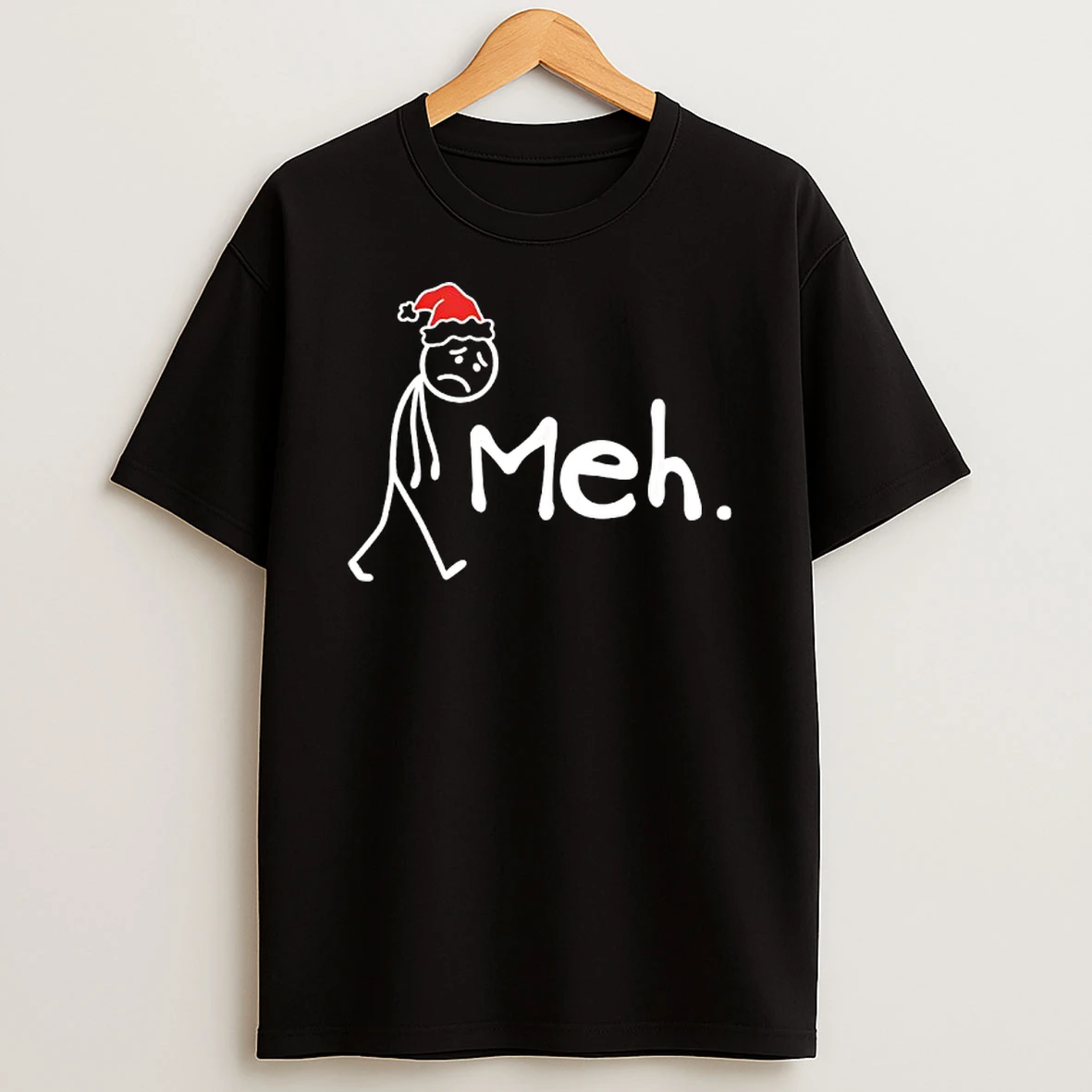 Meh Funny Christmas Introvert T Shirt