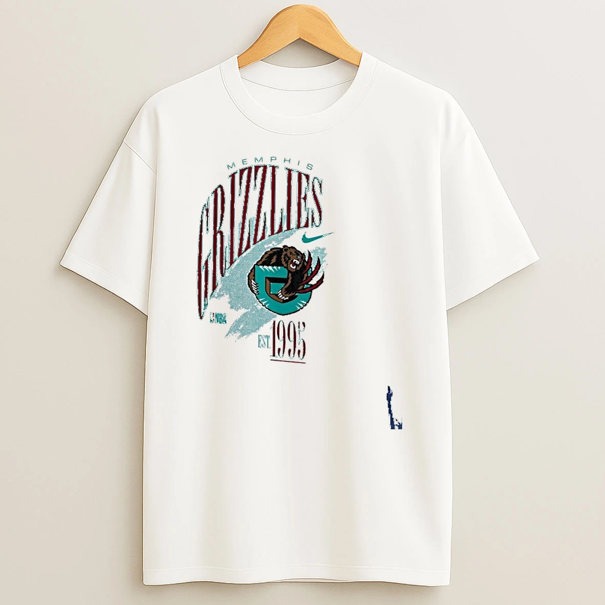 Memphis Grizzlies Nike Hardwood Classics Champs Max90 T Shirt