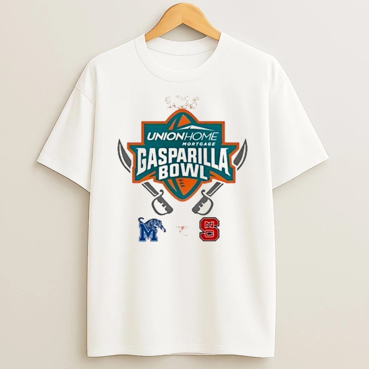 Memphis Vs Nc State 2025 Union Home Mortgage Gasparilla Bowl T Shirt