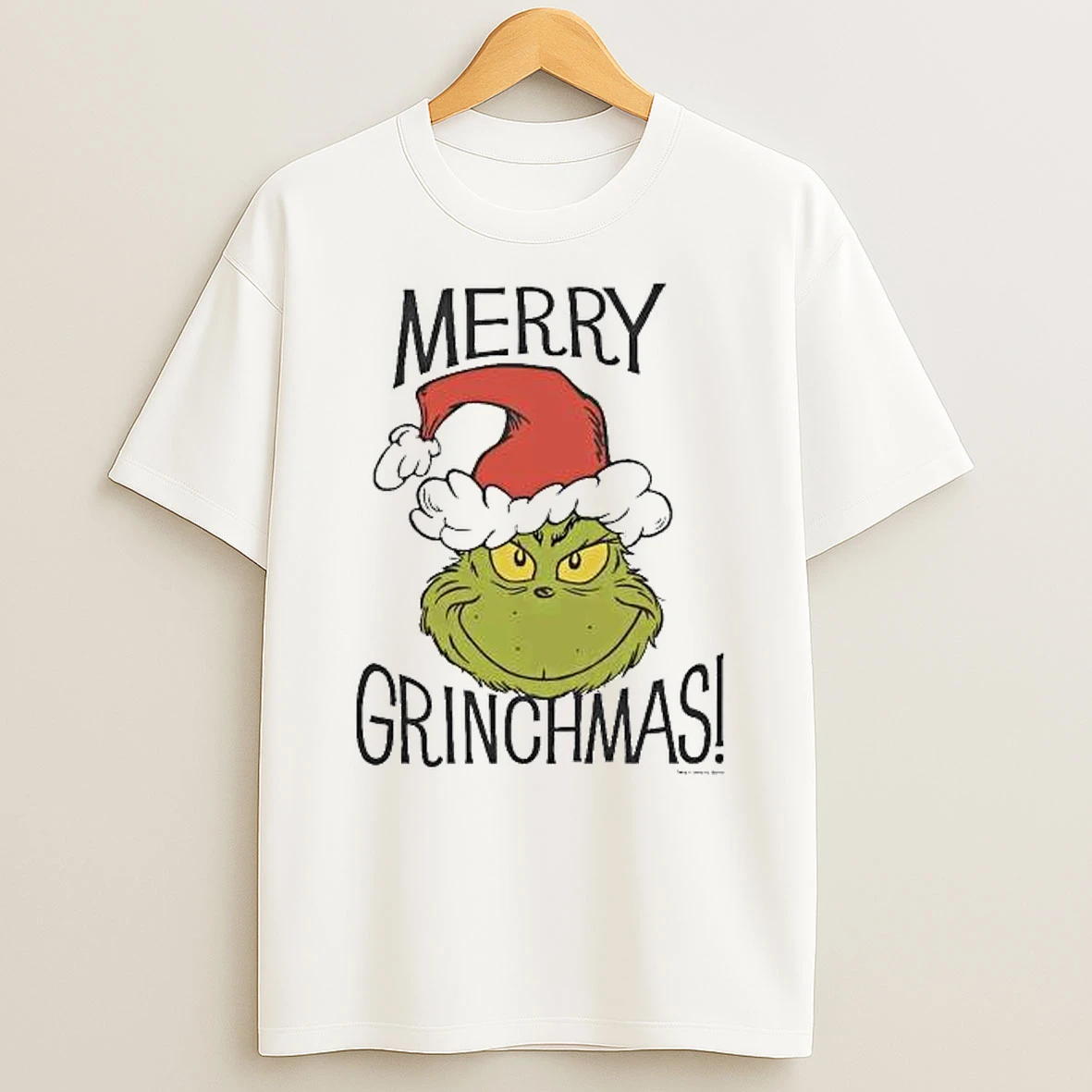 Mens Dr Seuss Mean One And Merry Christmas T Shirt