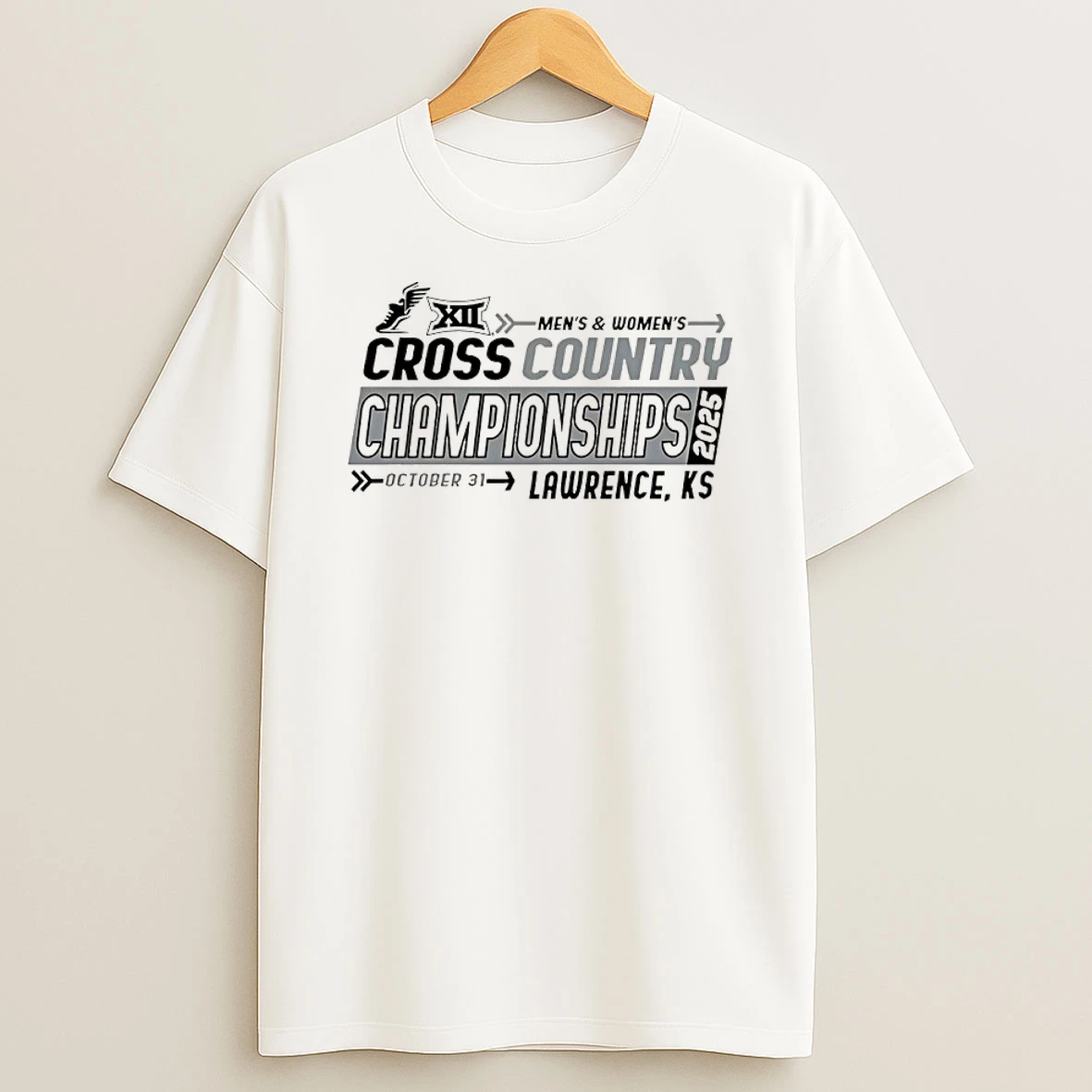 Mens And Womens 2025 Big 12 Cross Country Championships T Shirt