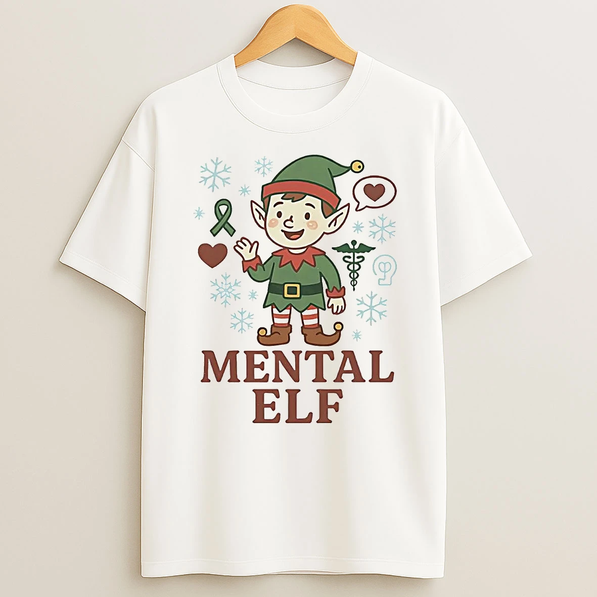 Mental Elf Christmas T Shirt