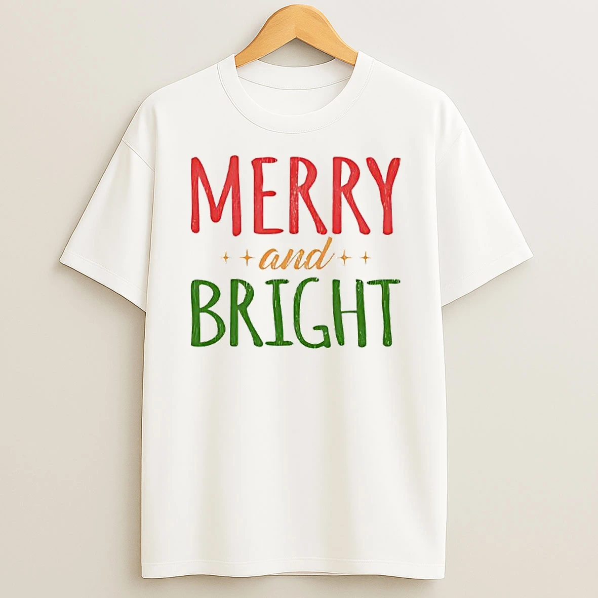 Merry Bright Christmas T Shirt