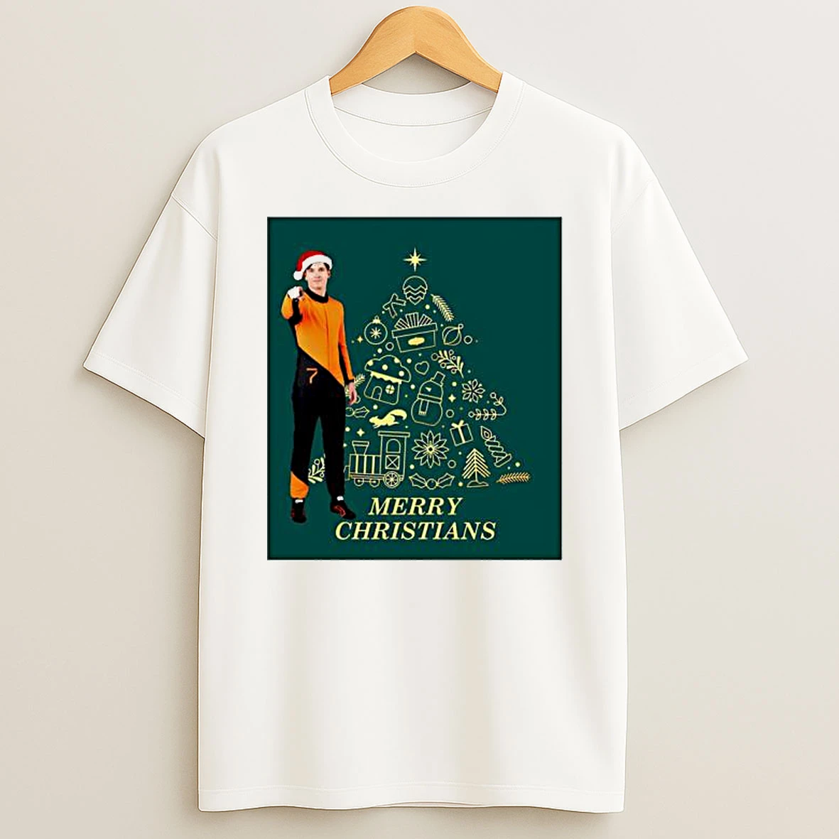 Merry Christians F1 Lando Norris Graphic T Shirt
