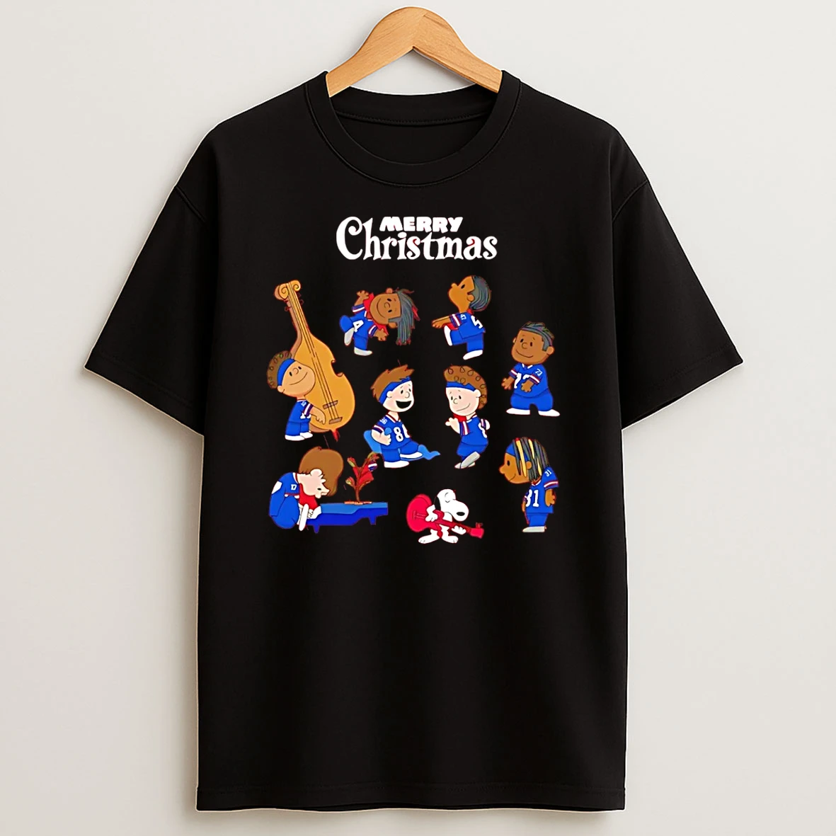 Merry Christmas Charlie Brown Bills Mafia Buffalo Bills T Shirt