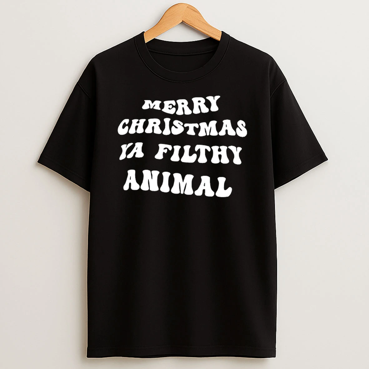 Merry Christmas Ya Filthy Animal T Shirt