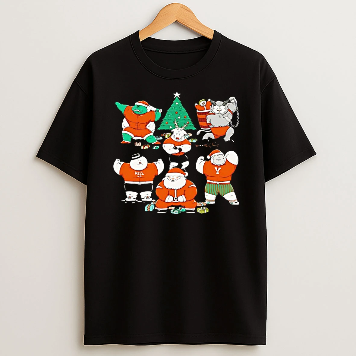 Merry Muscular Christmas 2025 T Shirt