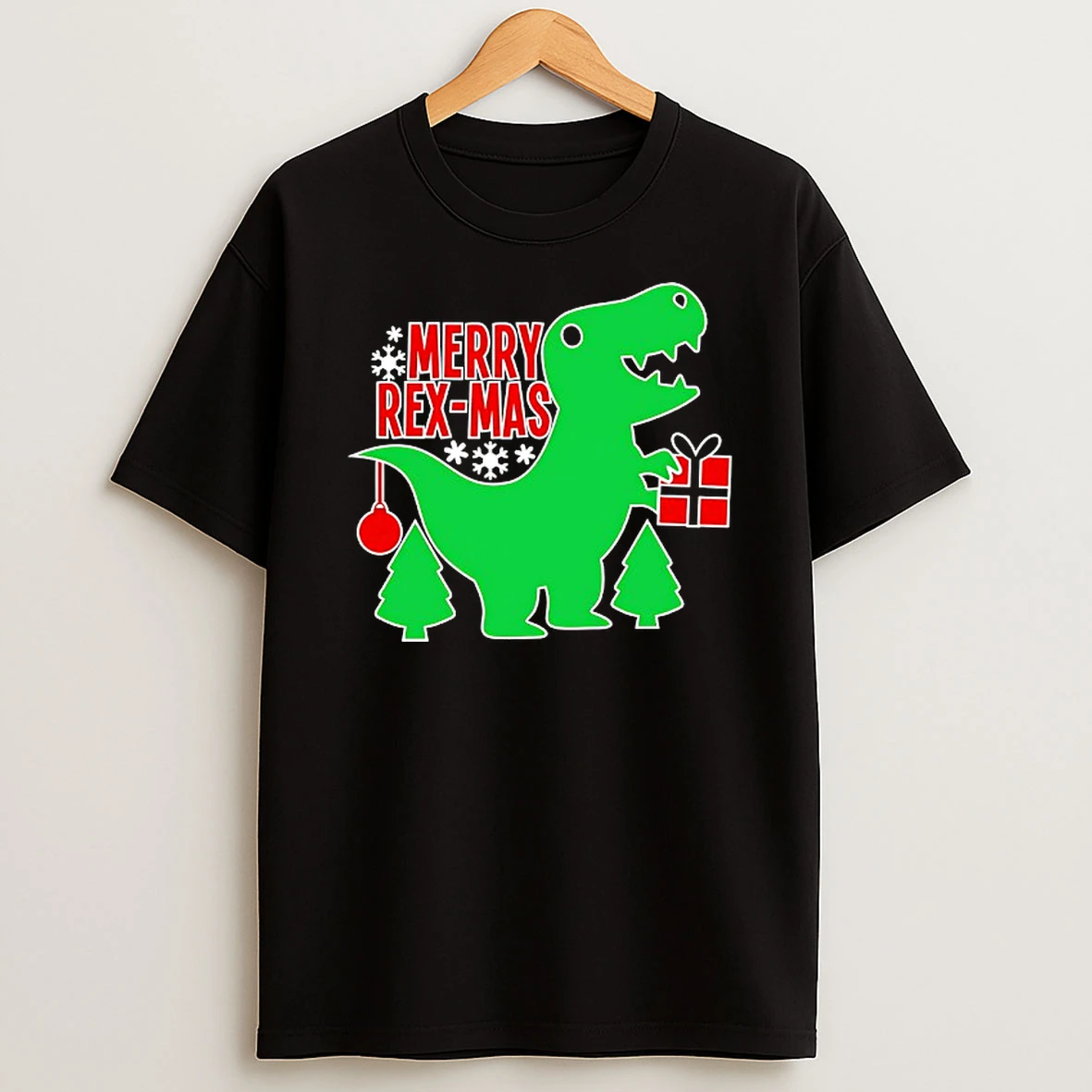 Merry Rex Mas T Rex T Shirt
