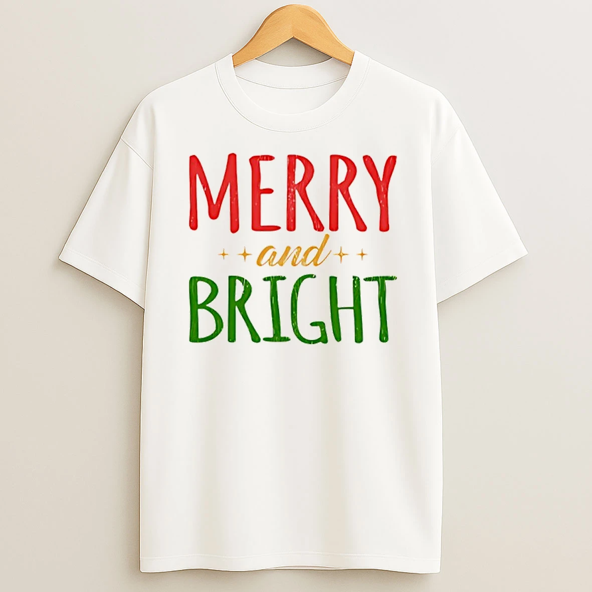 Merry And Bright Classic T Shirt