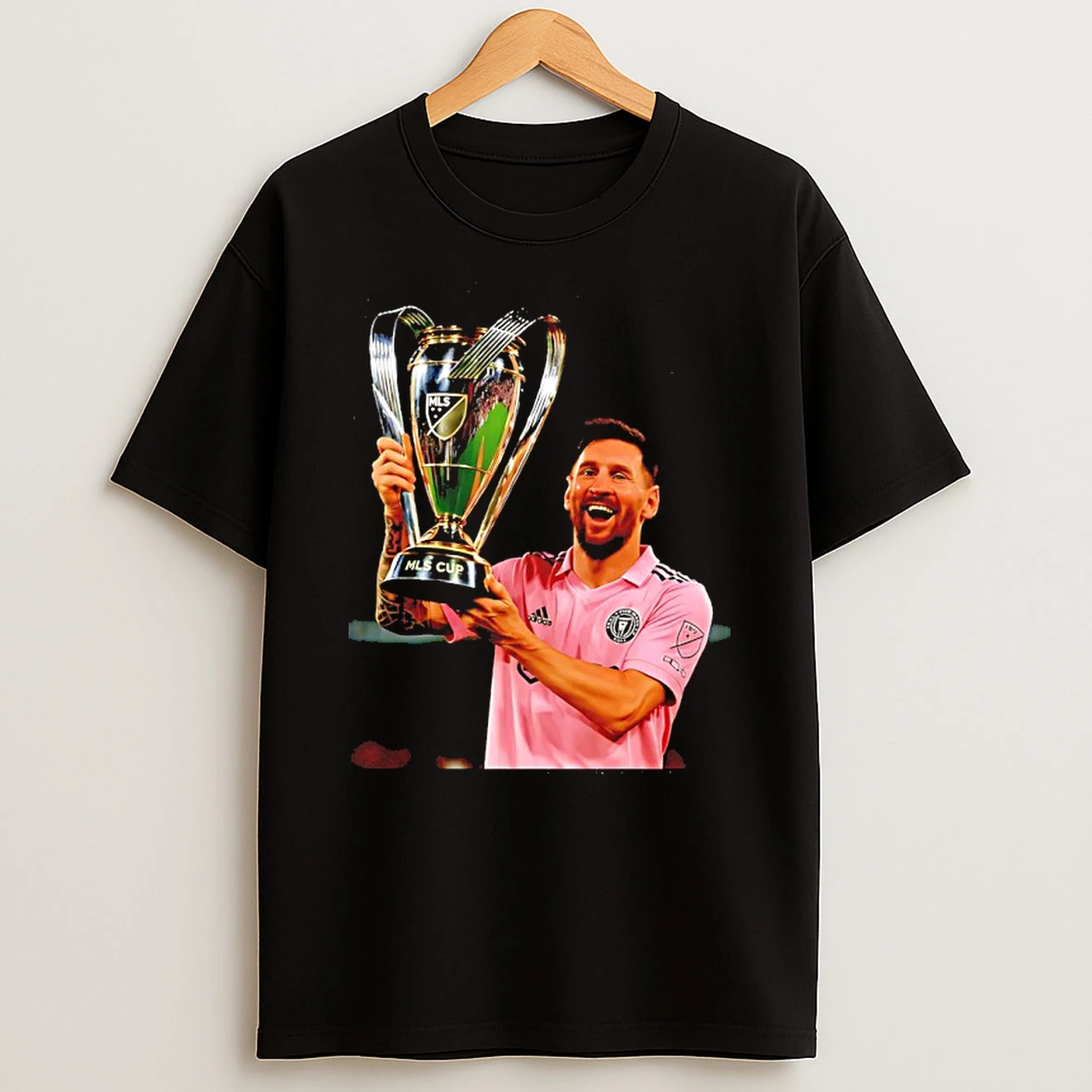 Messi Miami Cf 2025 Mls Cup Champions Trophy T Shirt