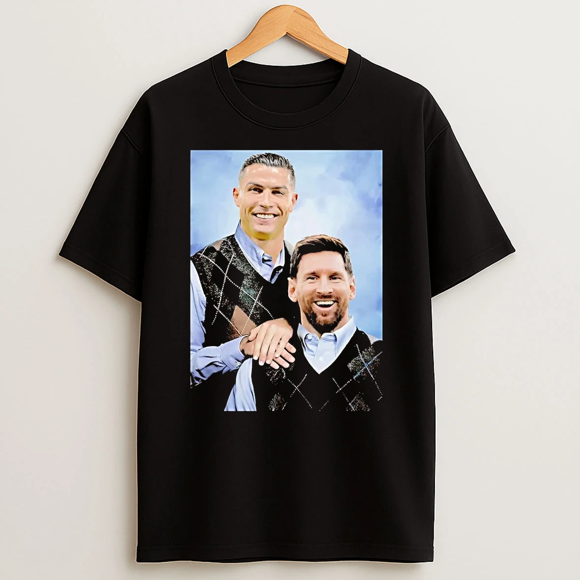 Messi And Ronaldo Step Brothers Parody T Shirt