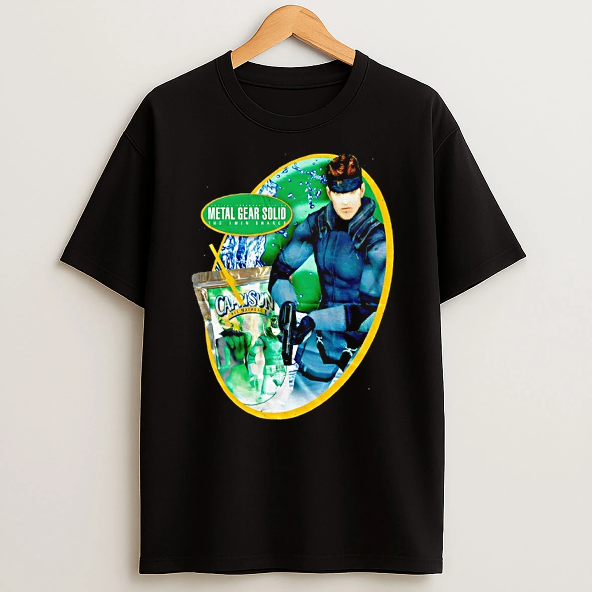 Metal Gear Solid The Twin Snakes X Capri Sun T Shirt