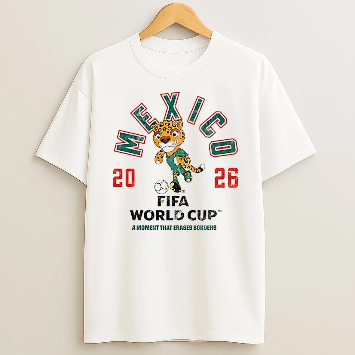 Mexico 2026 Fifa World Cup A Moment That Erases Borders Mascot T Shirt