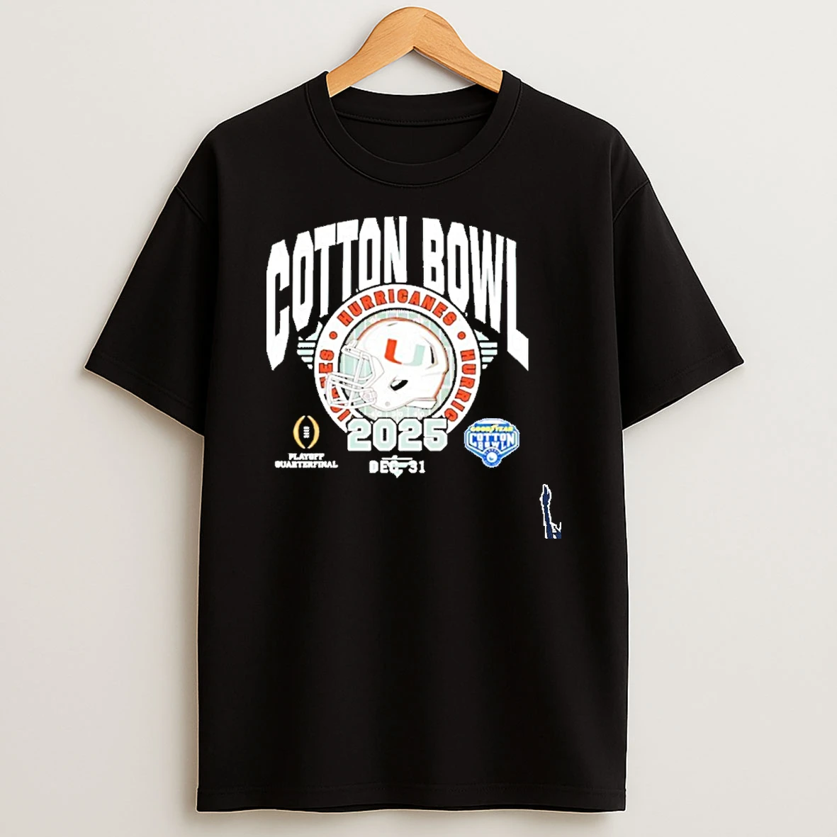 Miami 2025 Cotton Bowl Dec 31 T Shirt