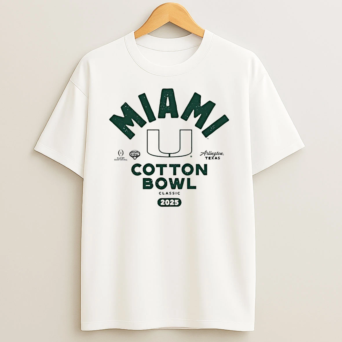 Miami College Football Playoff 2026 Cotton Bowl T Shirt