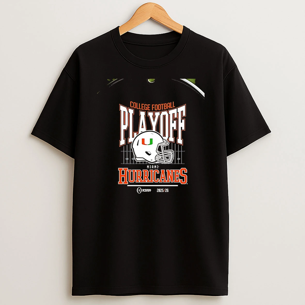 Miami Hurricanes 2025 26 College Football Playoff Cfp Helmet Chriast T Shirt