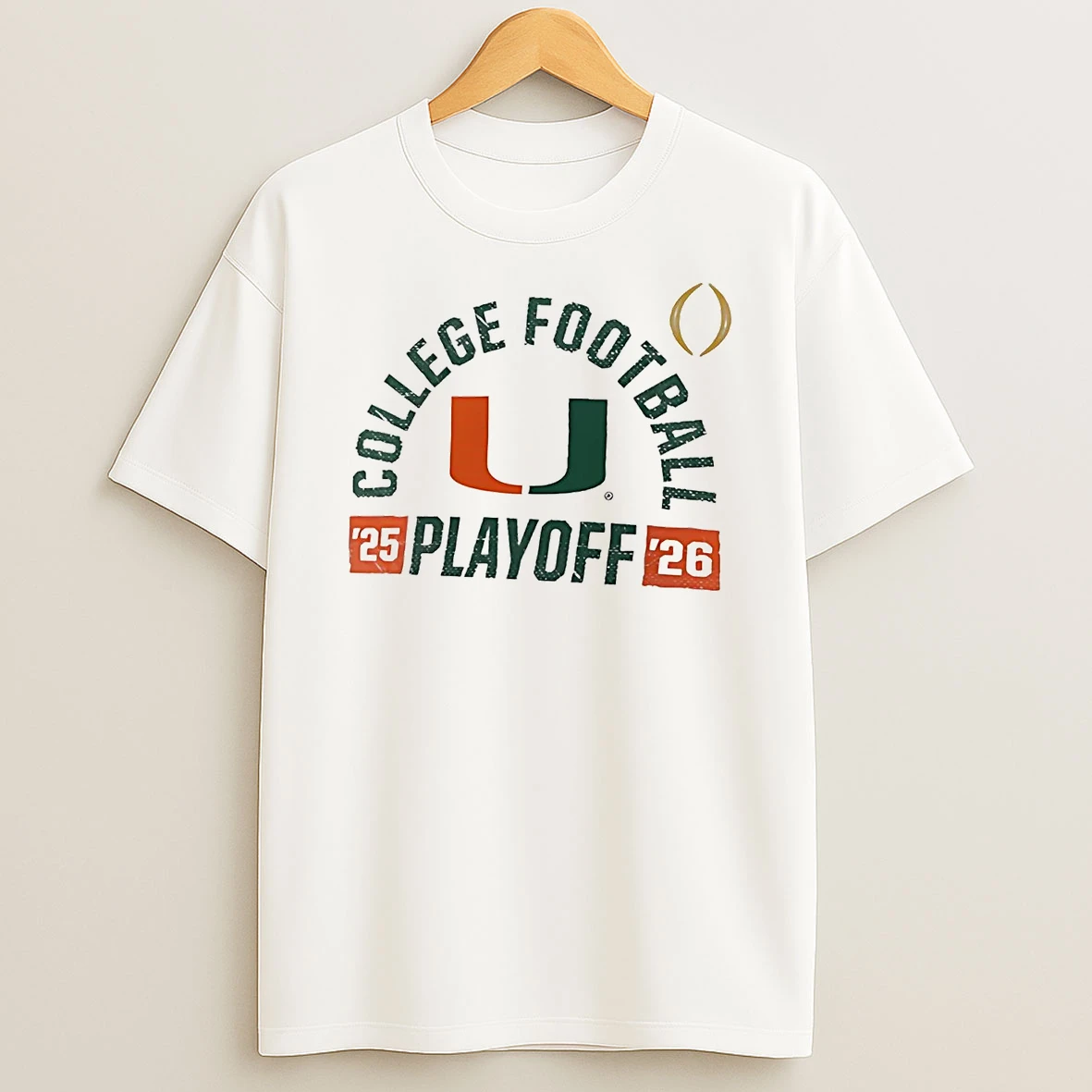 Miami Hurricanes 2025 26 College Football Playoff T Shirt