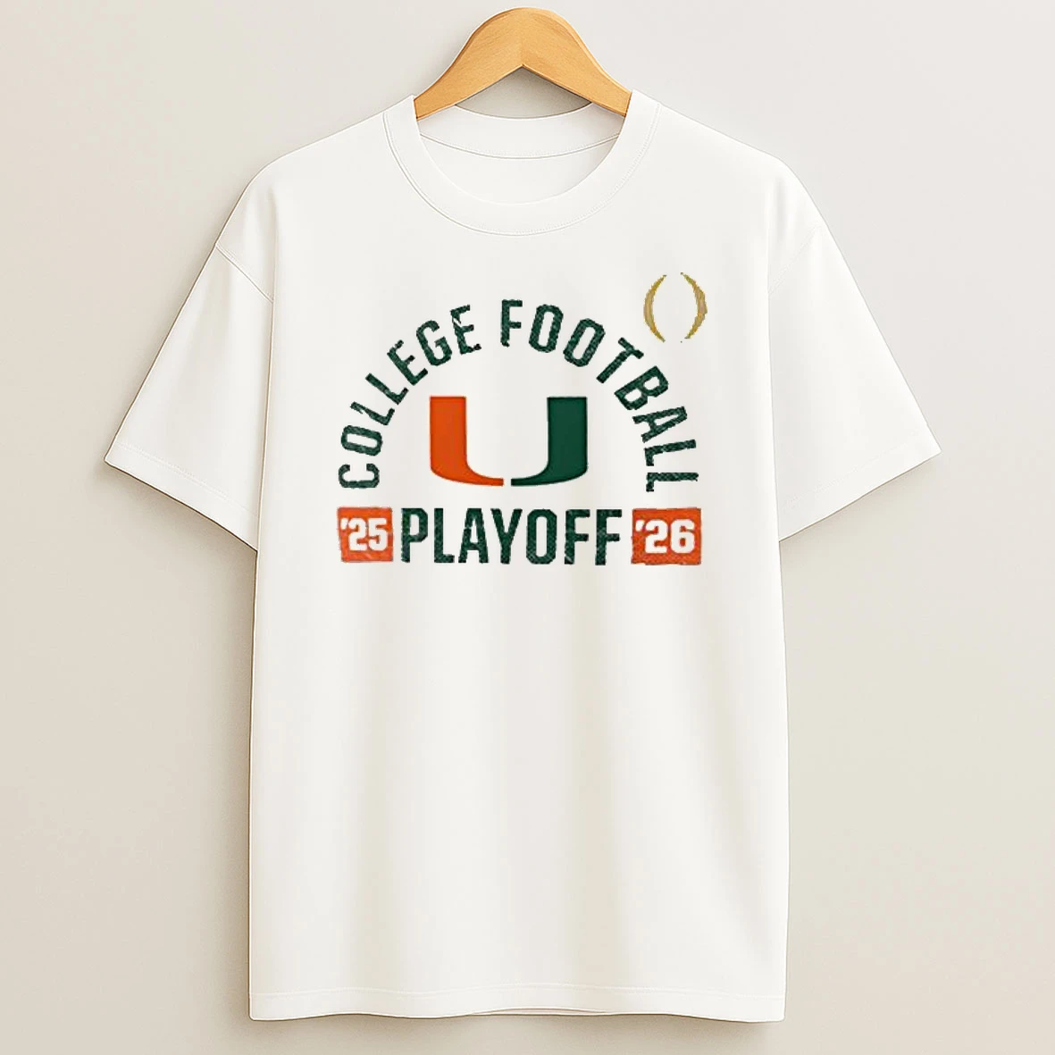 Miami Hurricanes 2025 26 College Football Playoff Touchdown Glory T Shirt