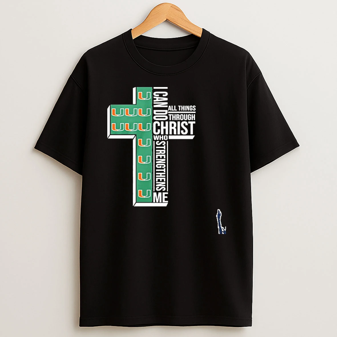 Miami Hurricanes Basketball I Can Do All Things Through Christ Who Strengthens Me T Shirt