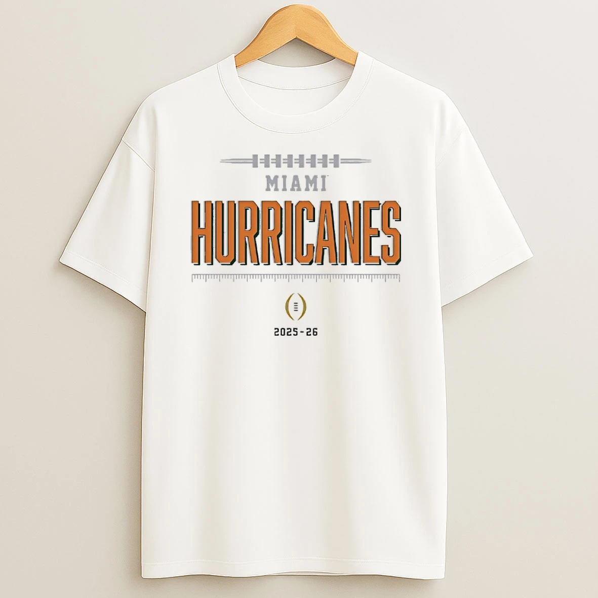 Miami Hurricanes College Football Playoff 2025 26 Playoff Bound T Shirt