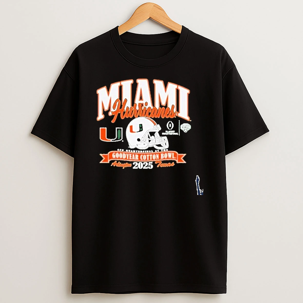 Miami Hurricanes College Football Playoff 2025 Cotton Bowl Bound T Shirt