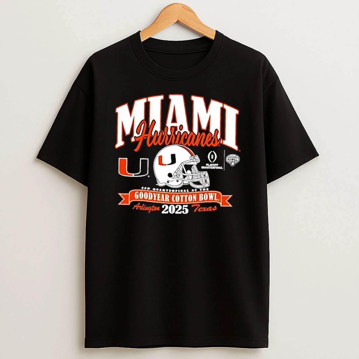 Miami Hurricanes College Football Playoff 2025 Cotton Bowl T Shirt