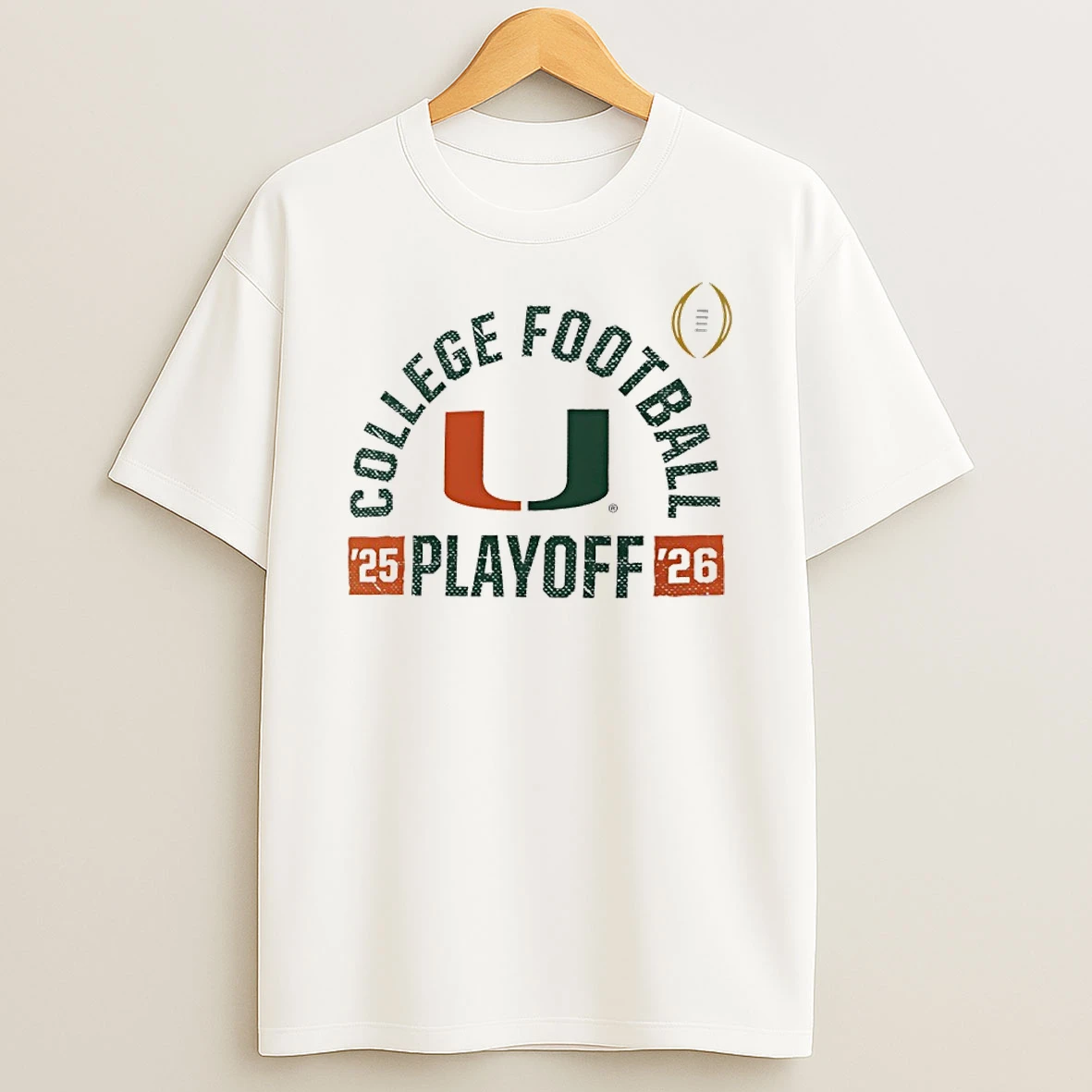 Miami Hurricanes College Football Playoff Touchdown Glory 2025 26 T Shirt