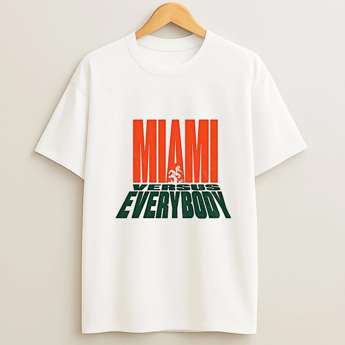 Miami Hurricanes Football Miami Versus Everybody Nfl 2025 T Shirt