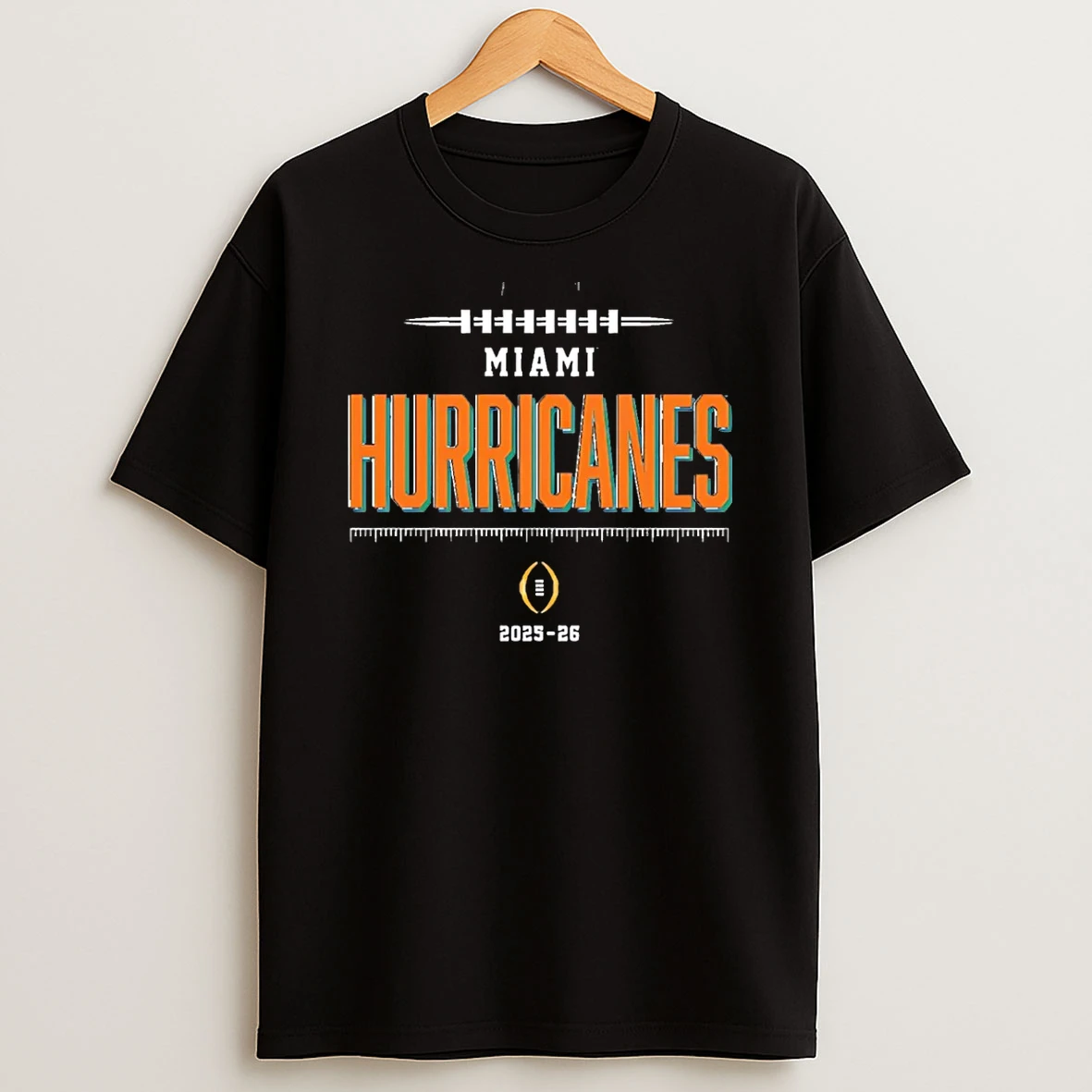 Miami Hurricanes Playoff Bound College Football Playoff 2025 26 T Shirt