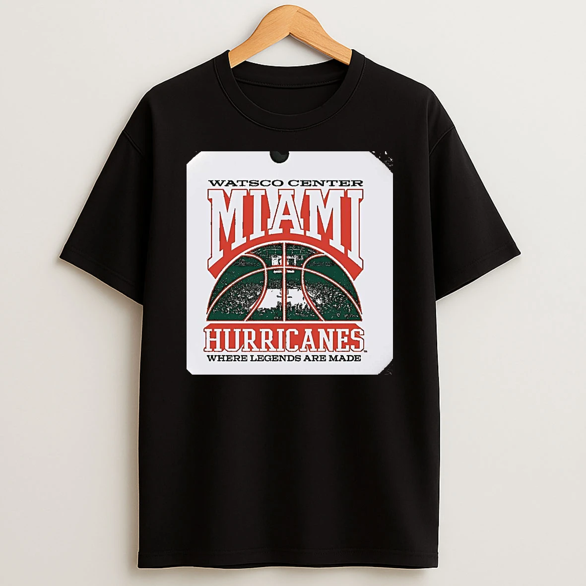 Miami Hurricanes Watsco Center Where Legends Are Made Christmas T Shirt
