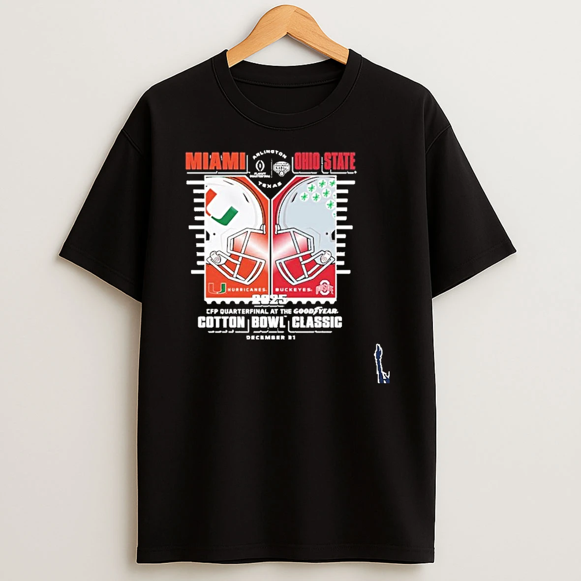 Miami X Ohio State Cfp Quarterfinal At The Goodyear Cotton Bowl Classic T Shirt