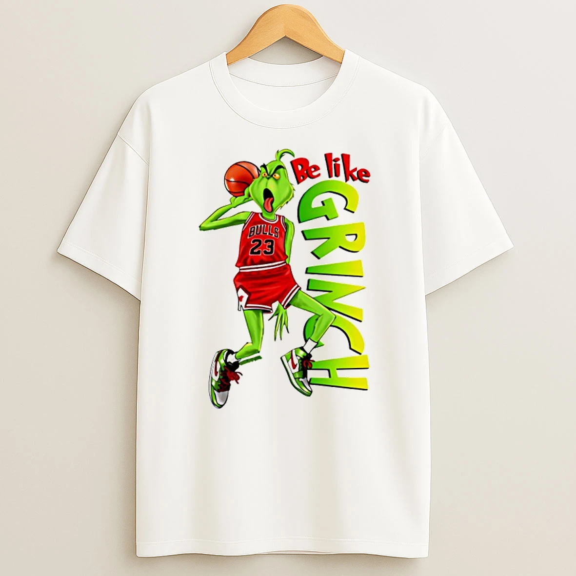 Michael Jordan Be Like Grinch Christmas T Shirt