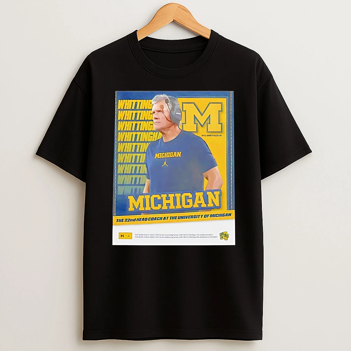Michigan 22nd Head Coach Kyle Whittingham Show Your Wolverine Pride T Shirt