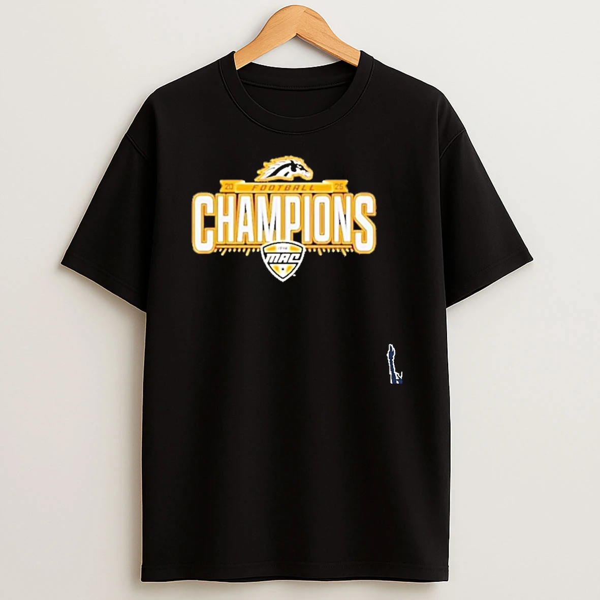 Michigan Broncos Brown 2025 Mac Football Champions T Shirt